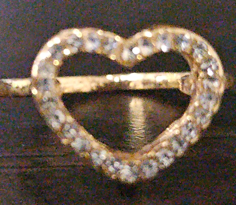 Heart Ring with Rhinestones thumbnail