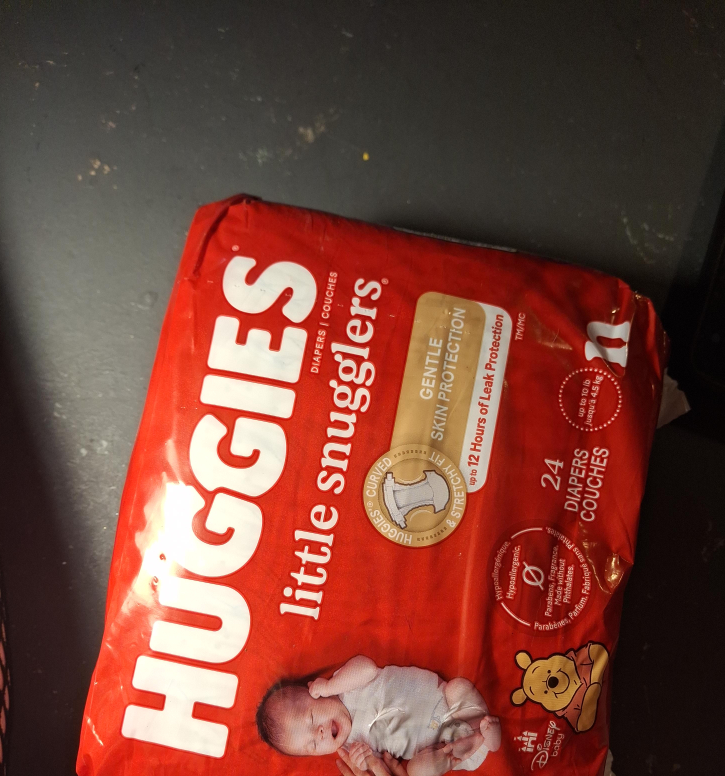 Huggies Little Snugglers Diapers, Size N, 24 Count
