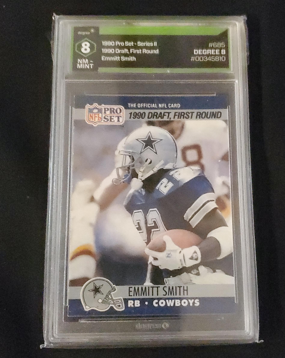Emmitt Smith 1990 Pro Set NFL Card - NM/Mint thumbnail