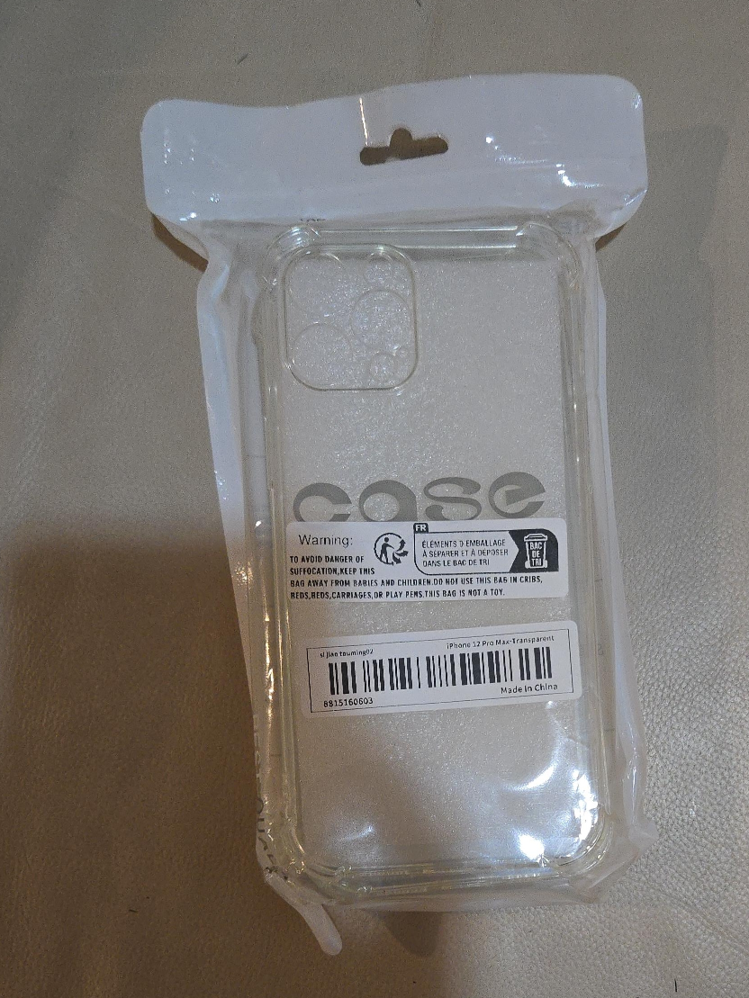 New iPhone 12 Pro Max Transparent Case thumbnail