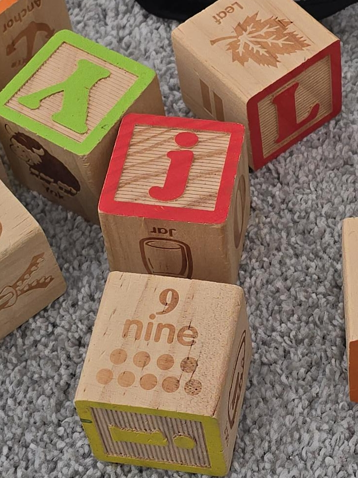 Wooden ABC/Number Blocks thumbnail