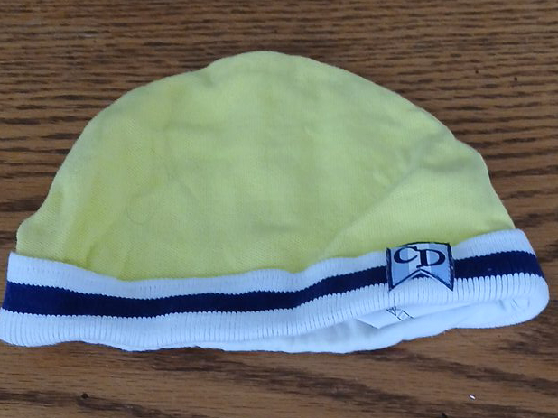 Christian Dior Baby Hat - Yellow thumbnail