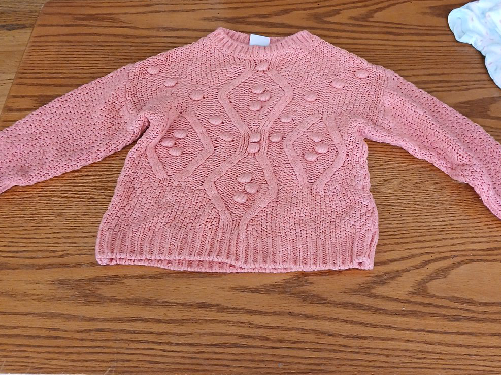 F&F Kids Pink Knit Sweater - Size 6+ Years thumbnail