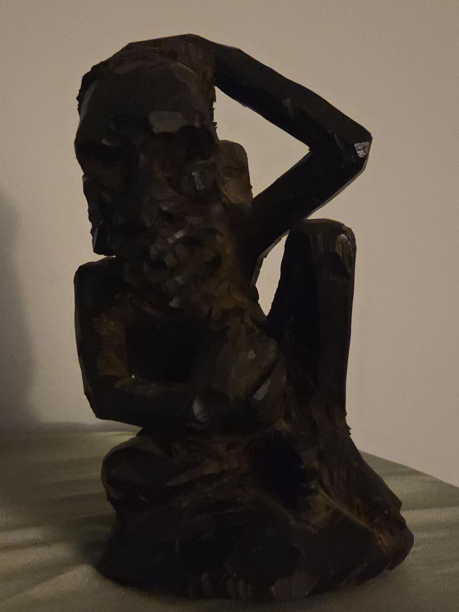 African Wooden Carved Statue thumbnail
