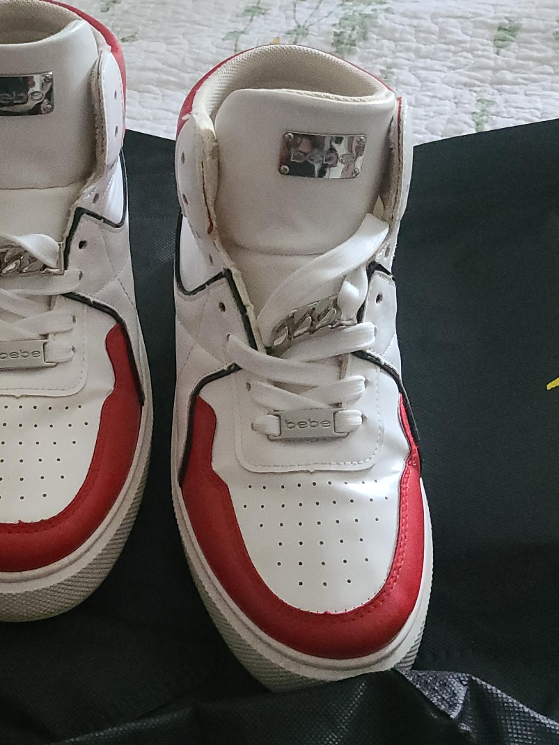Bebe High Top Sneakers - Size 9 thumbnail