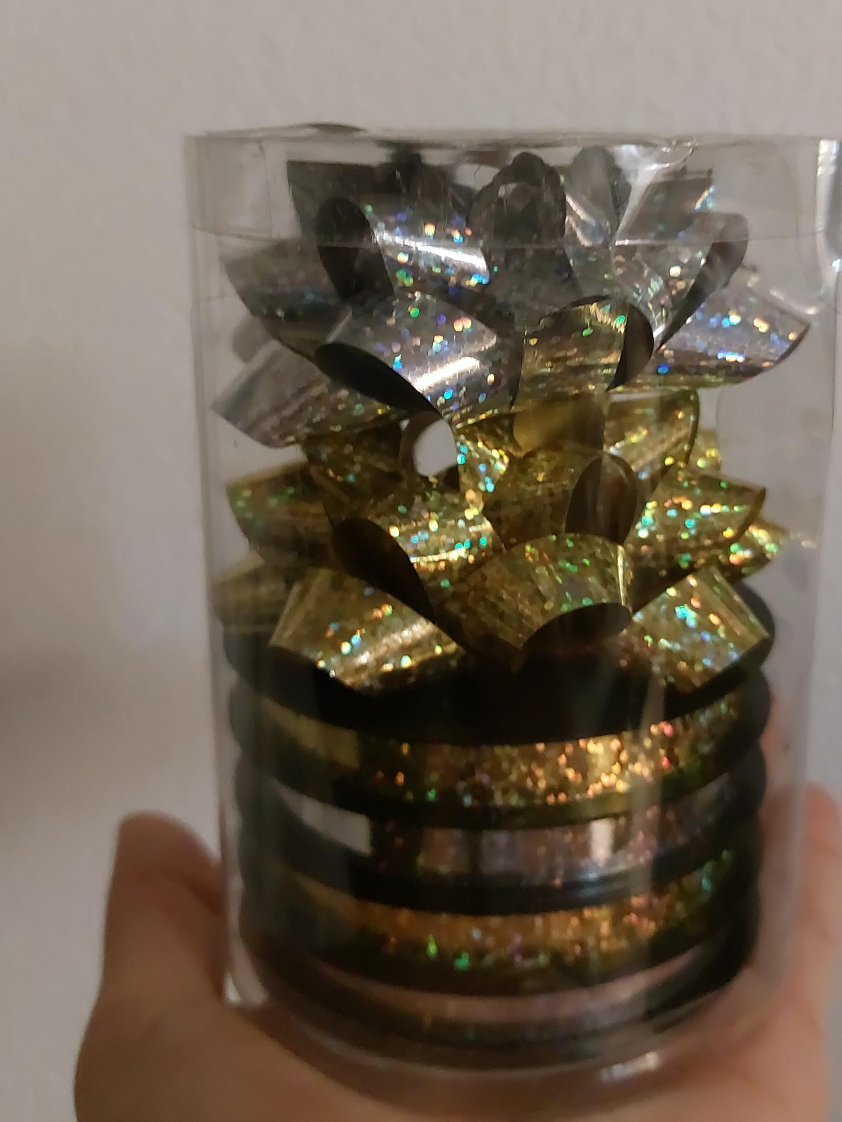 Gift Bows - Silver & Gold Glitter thumbnail