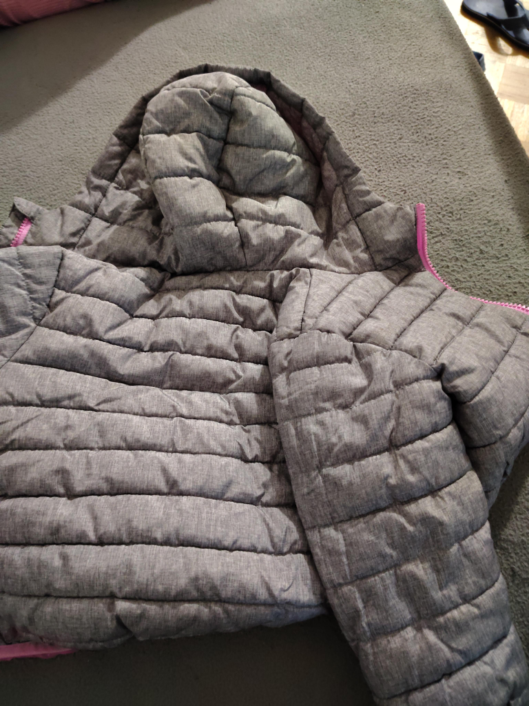 Grey Puffer Jacket thumbnail