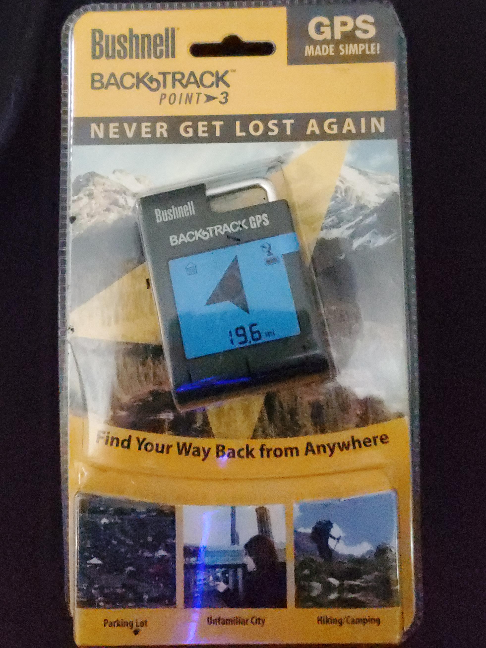 Bushnell BackTrack Point-3 GPS - Never Get Lost!