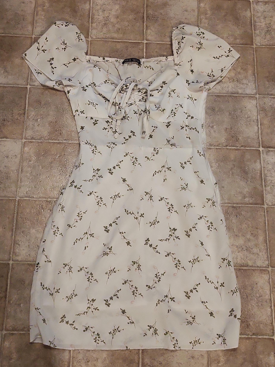 SHEIN Floral Print Mini Dress thumbnail