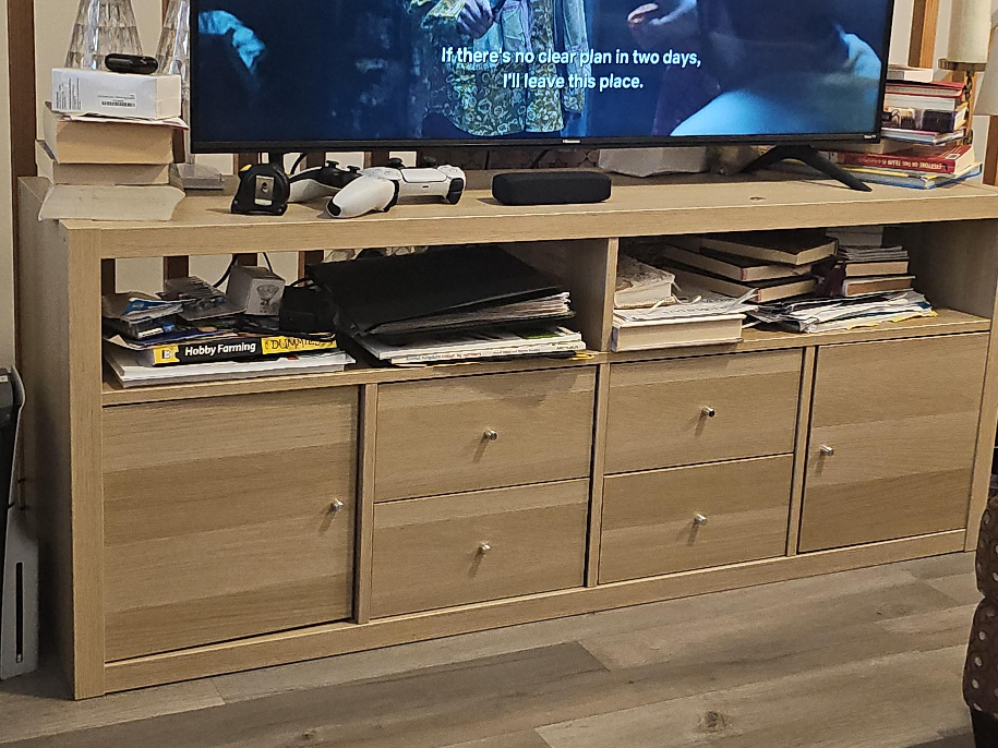 Ikea Cabinet with drawers and shelves thumbnail