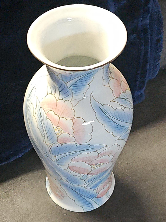 Floral Vase - Pink & Blue thumbnail