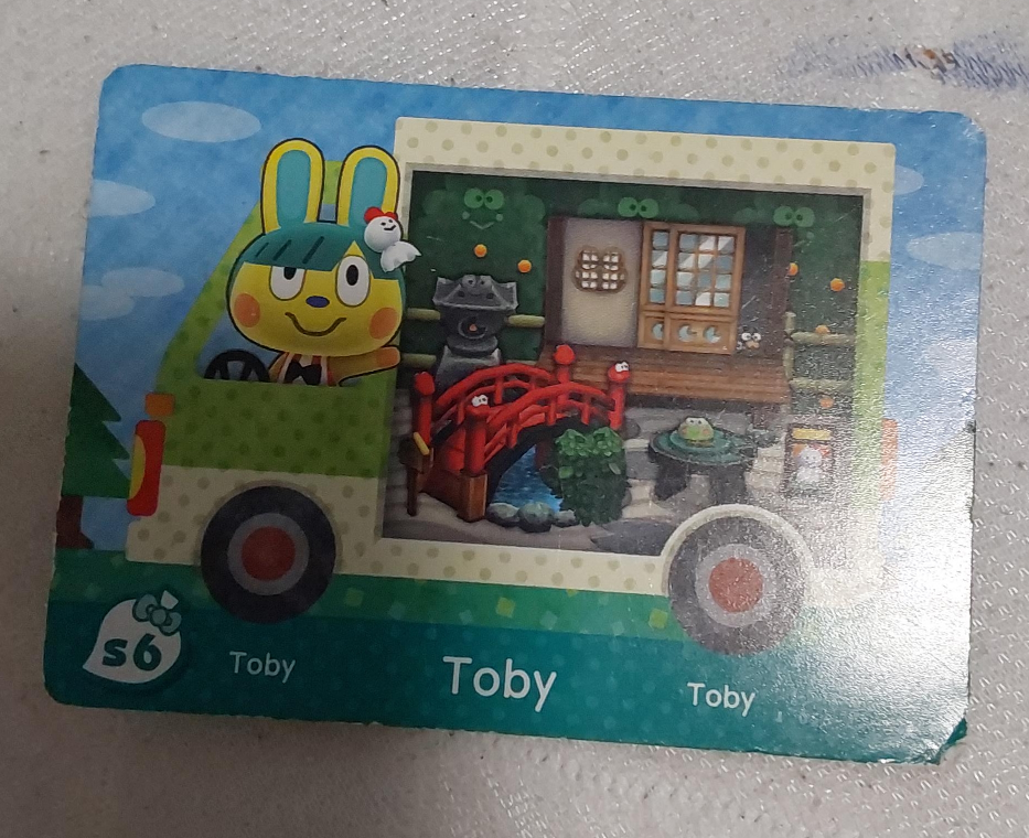 Animal Crossing Amiibo Card - Toby thumbnail