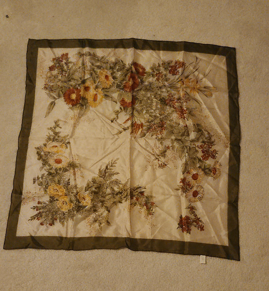 Medal Pure Silk Scarf - Hand Made thumbnail