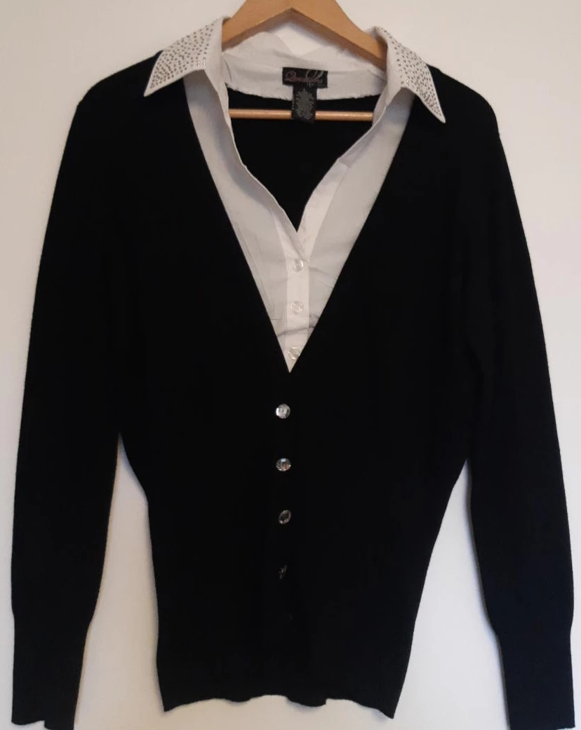 Black Cardigan - Size L thumbnail