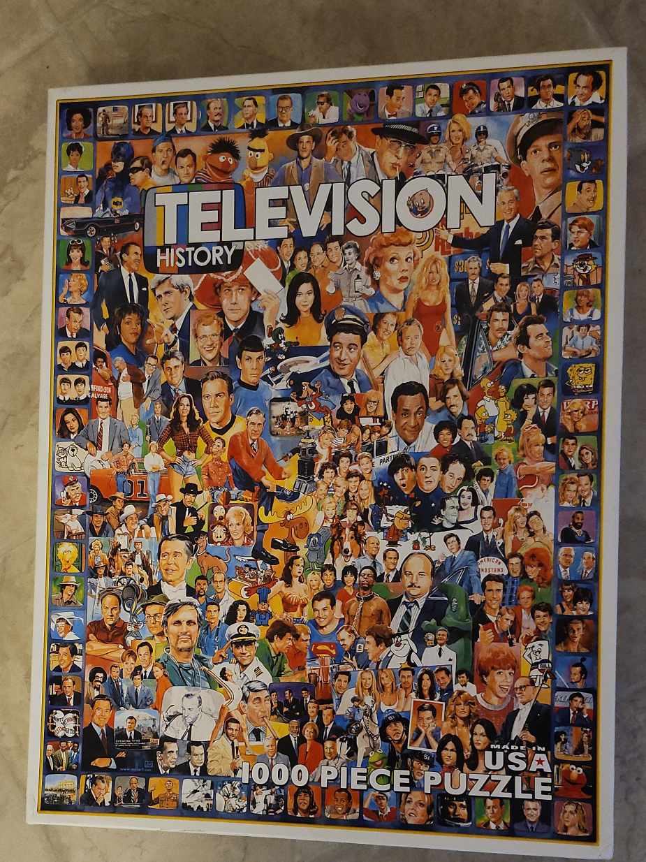 Television History 1000 Piece Puzzle thumbnail