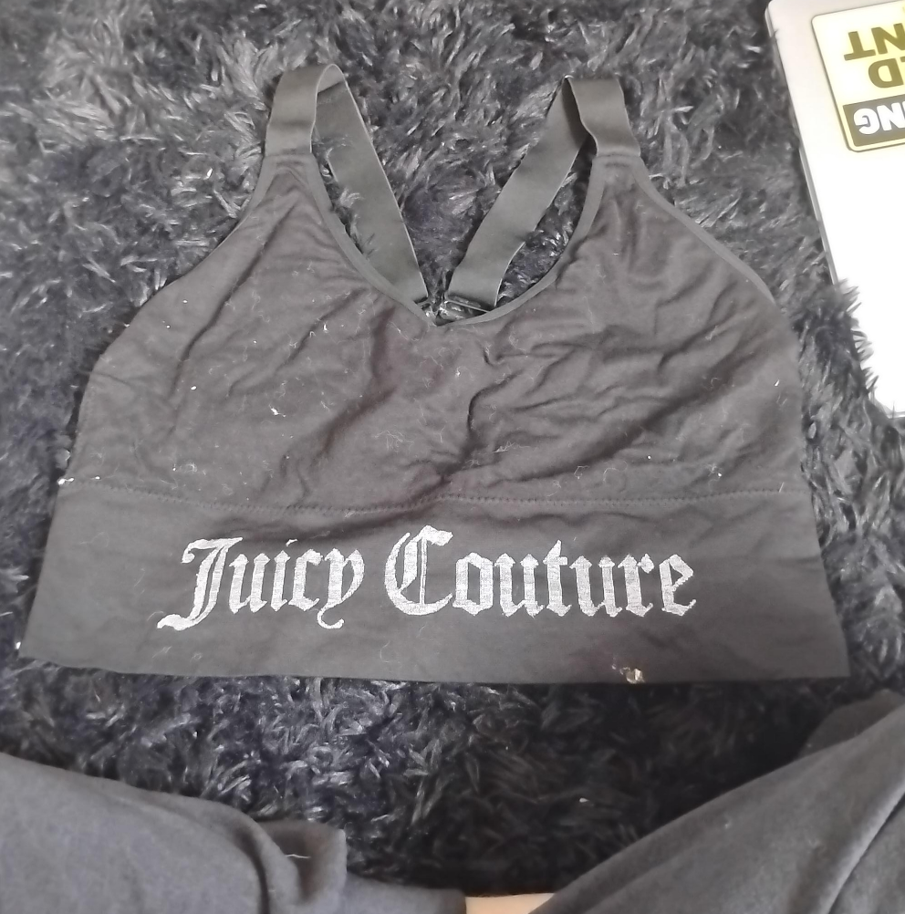 Juicy Couture Black Sports Bra thumbnail
