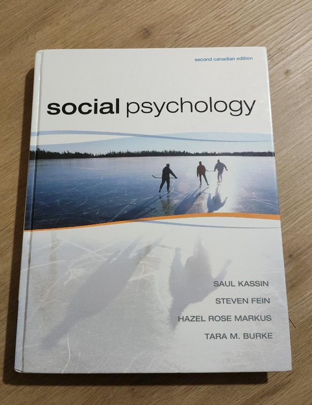 Social Psychology - Second Canadian Edition thumbnail