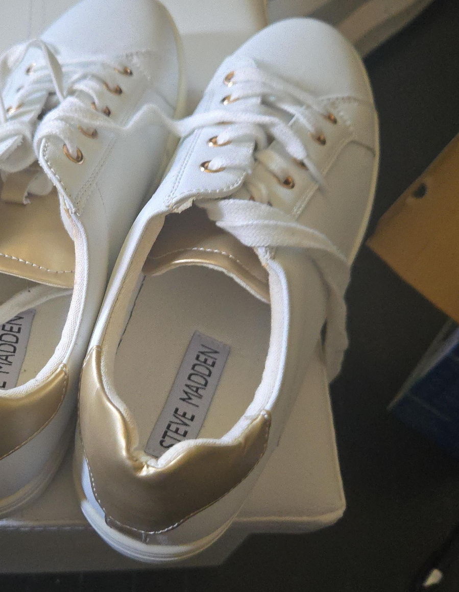 Steve Madden White Sneakers thumbnail