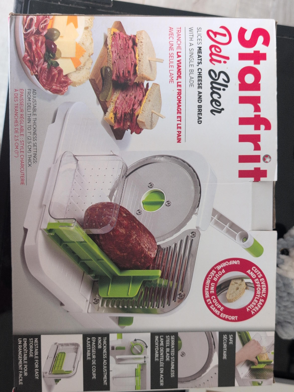 Starfrit Deli Slicer - Slices Meats, Cheese & Bread thumbnail
