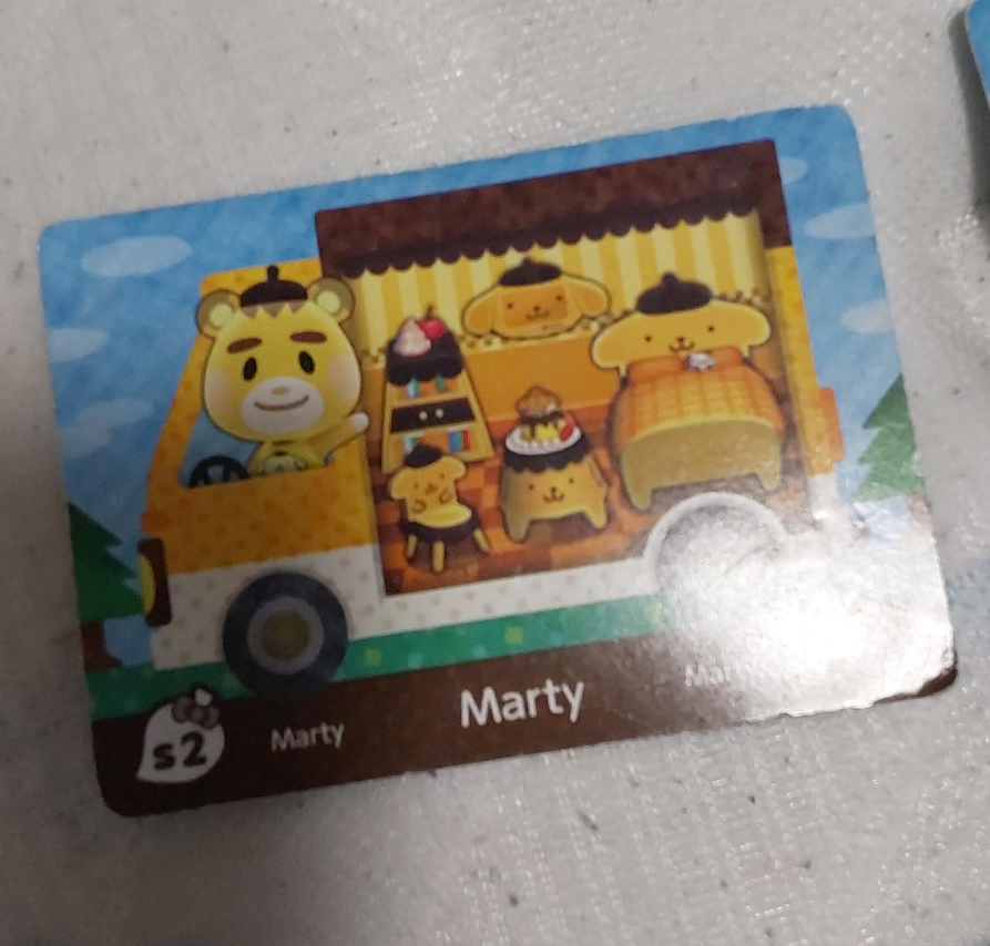 Animal Crossing Amiibo Card - Marty thumbnail
