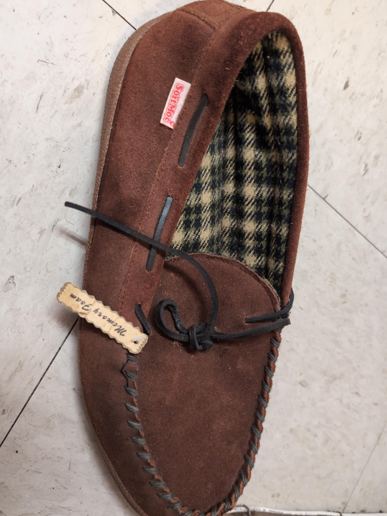 SoftMoc Brown Moccasin Slippers thumbnail