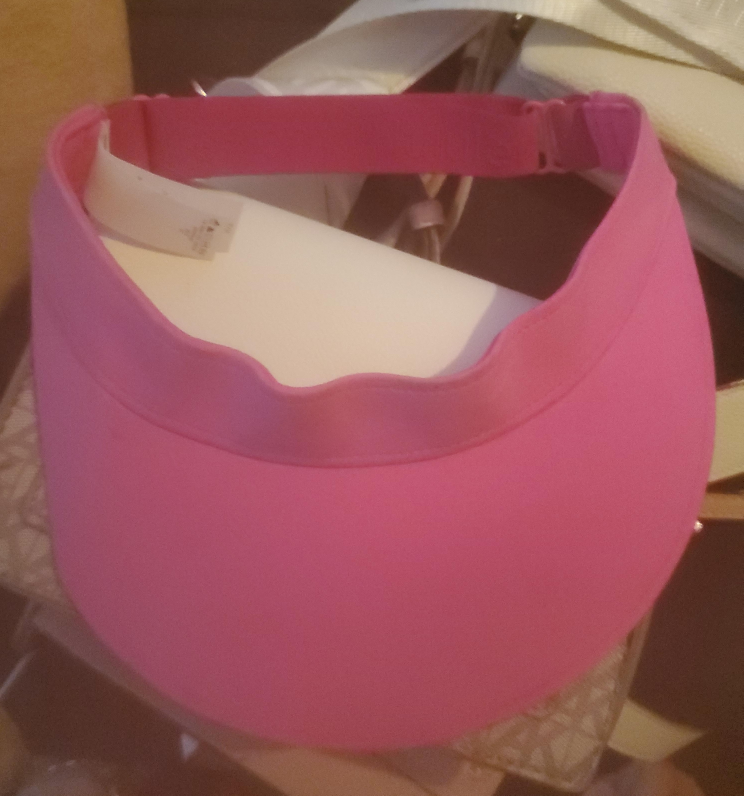 Pink Lululemon visor thumbnail