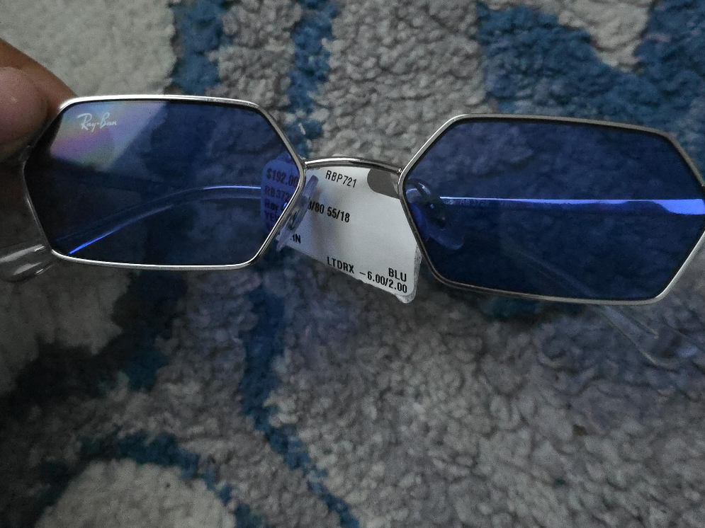 Ray-Ban RBP721 Blue Lens Sunglasses thumbnail