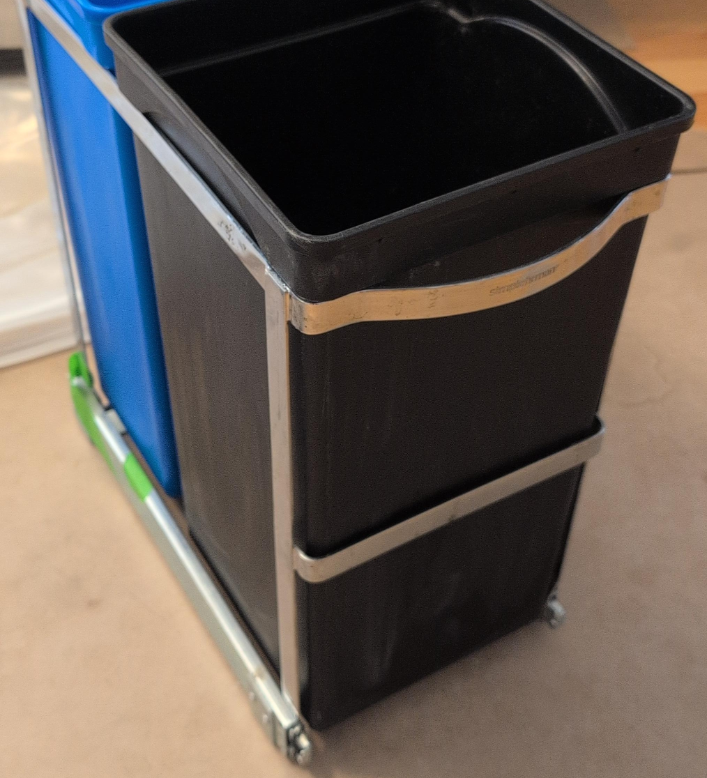 Simplehuman Tandem Trash Recycling Pullout Bins