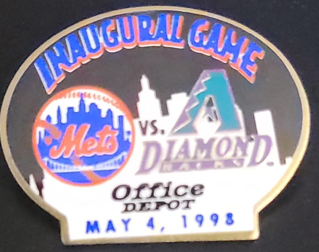 Inaugural Game Mets vs. Diamondbacks Pin thumbnail