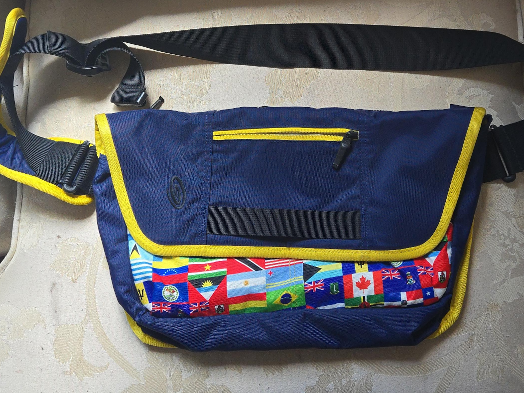 Timbuk2 Messenger Bag - Blue & Yellow thumbnail