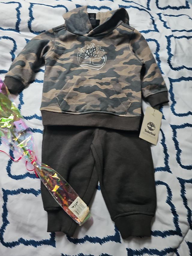 Timberland Camo Hoodie & Pants Set thumbnail