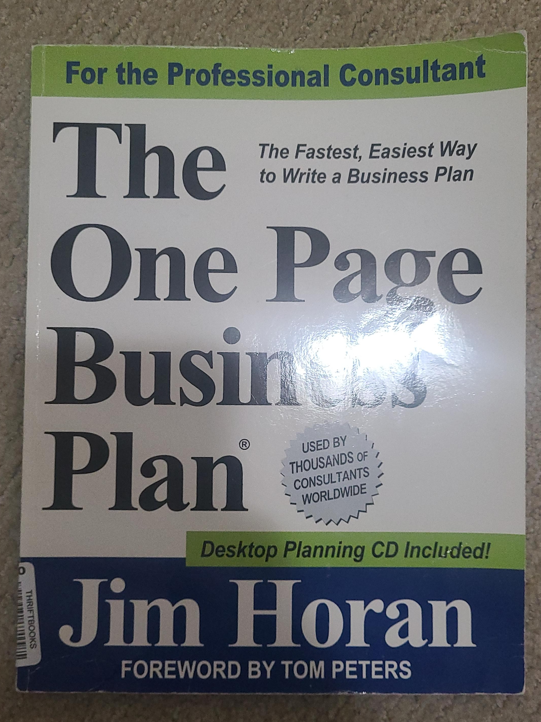 The One Page Business Plan by Jim Horan thumbnail