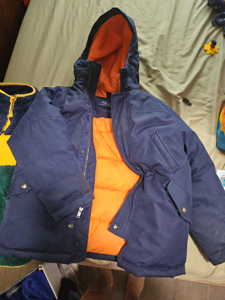 Polo Ralph Lauren Kids' Navy Blue Winter Coat thumbnail