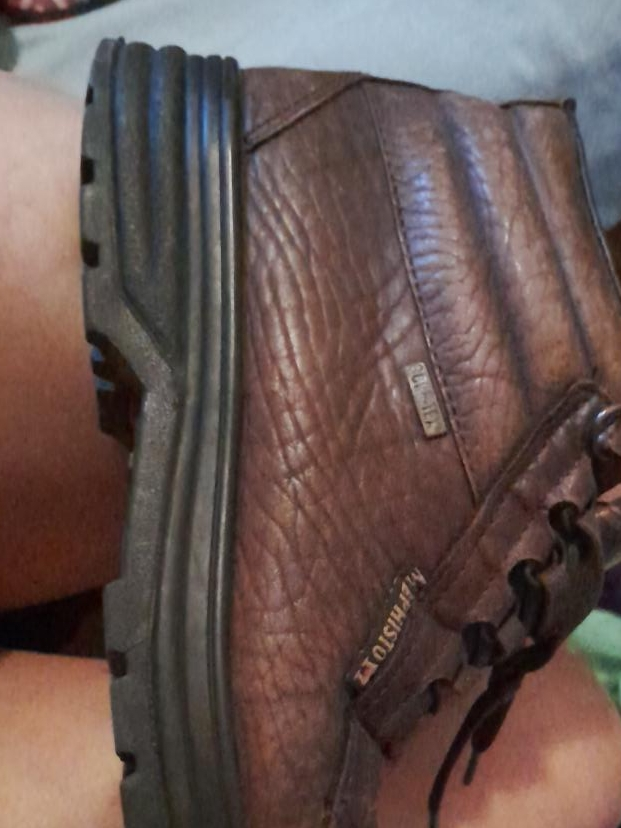 Mephisto Brown Leather Ankle Boots thumbnail