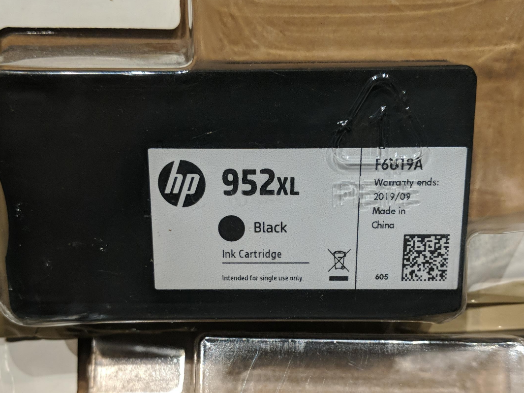 HP 952XL Black Ink Cartridge 2-Pack - New
