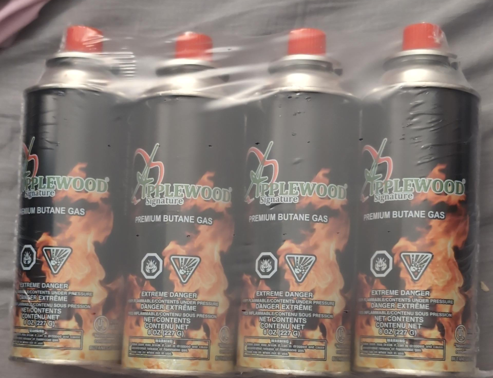 Applewood Signature Premium Butane Gas 4-Pack image indicator(1)
