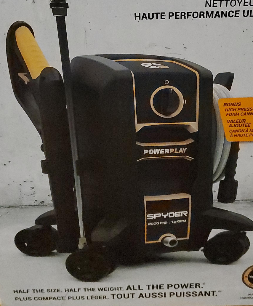 Powerplay Spyder 2000 PSI Pressure Washer thumbnail