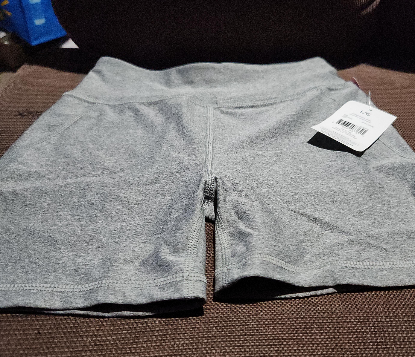Grey Athletic Shorts - Size L/G thumbnail
