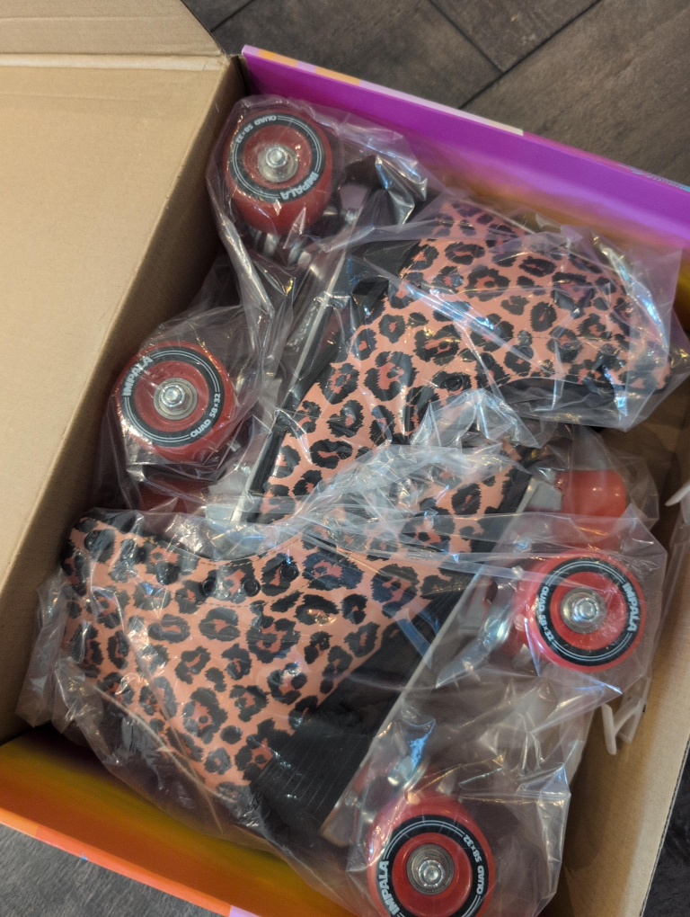 New Impala Leopard Roller Skates thumbnail