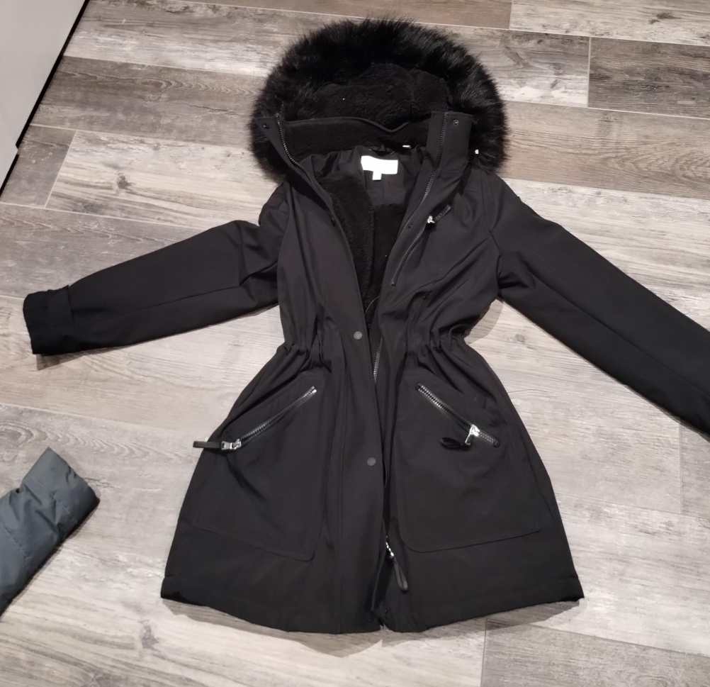 Women's Calvin Klein Black Winter Parka thumbnail