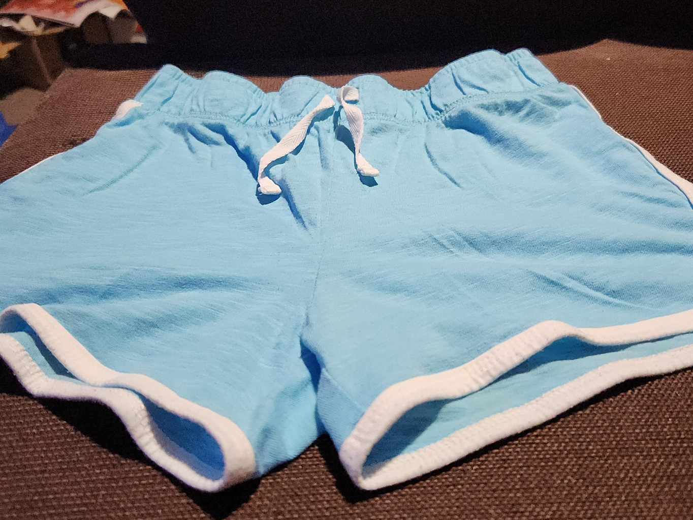 Blue & White Kids Shorts thumbnail