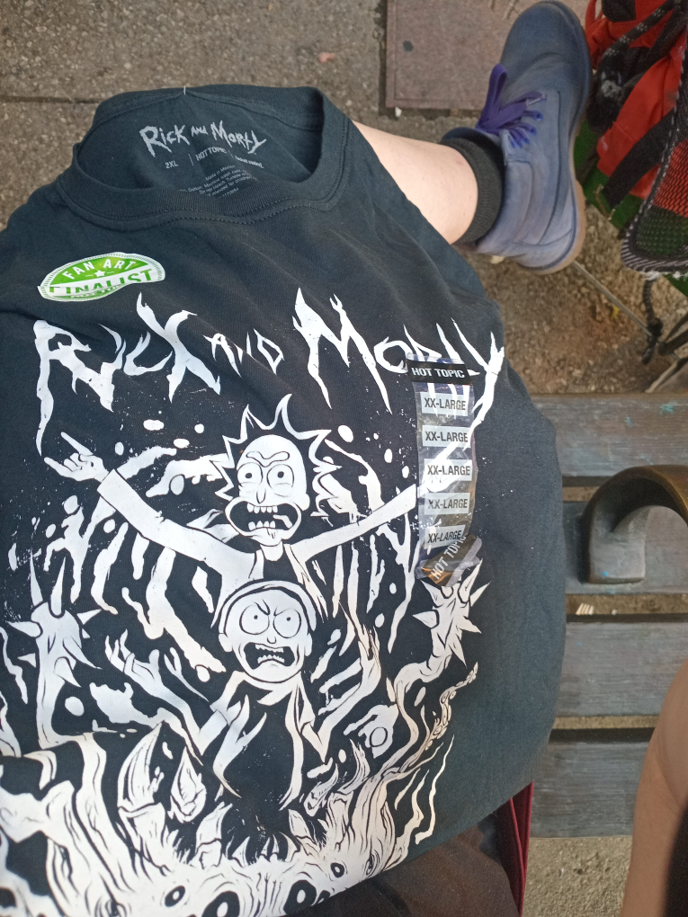 Rick and Morty Hot Topic T-Shirt - Size 2XL thumbnail
