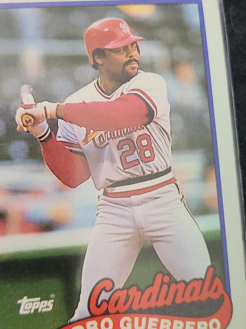 Topps Pedro Guerrero Baseball Card thumbnail