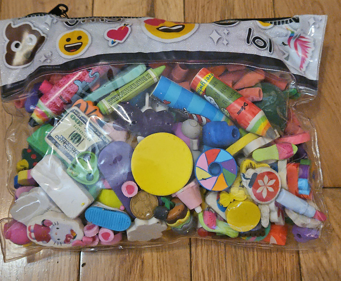 Bag of Mixed Erasers thumbnail