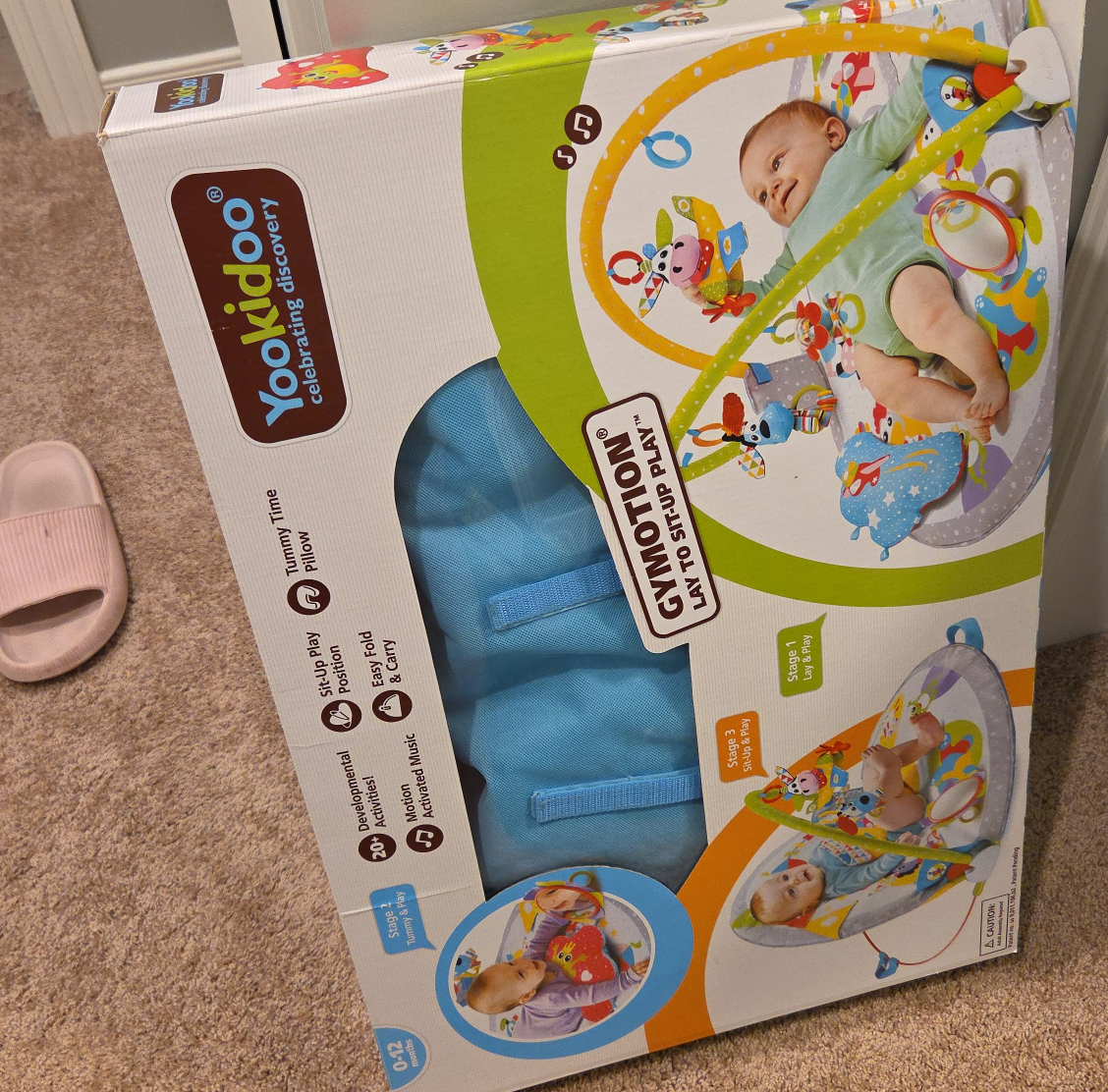 Yookidoo Gymotion Lay to Sit-Up Play Mat (0-12 months) thumbnail