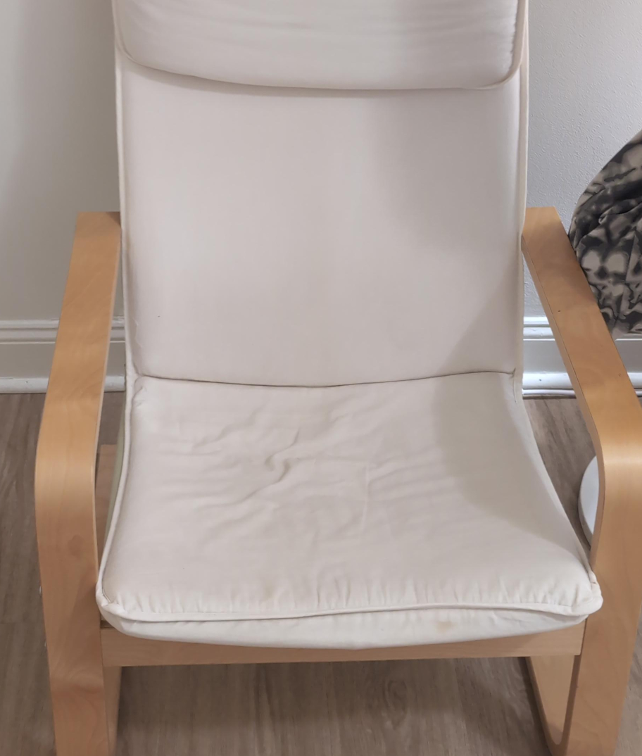 IKEA Poang Chair - Birch Veneer/Off-White