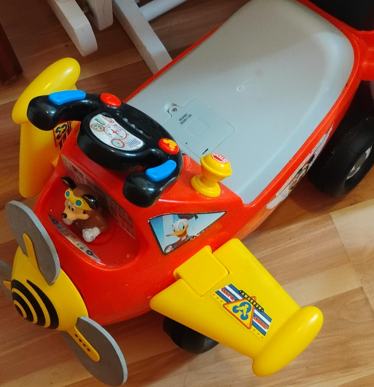 Mickey Mouse Airplane Ride-On Toy thumbnail