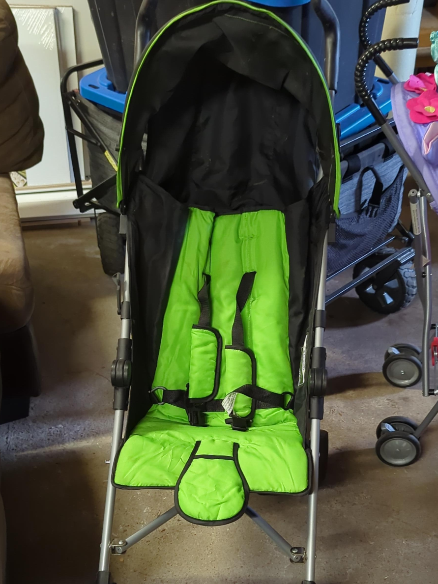 Cosatto Go Lite Stroller - Green & Black thumbnail
