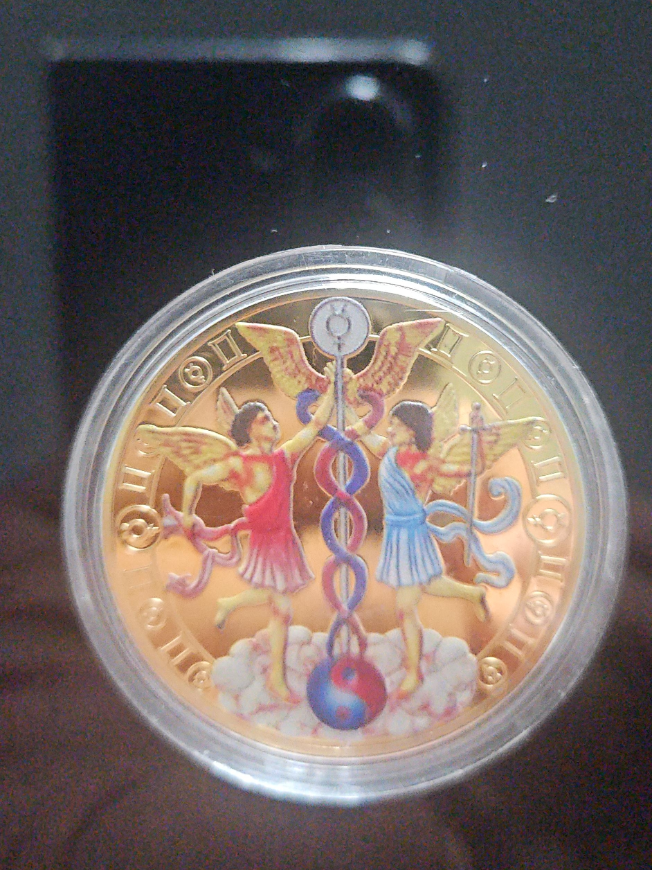 Gemini Collectible Zodiac Gold Plated Coin thumbnail