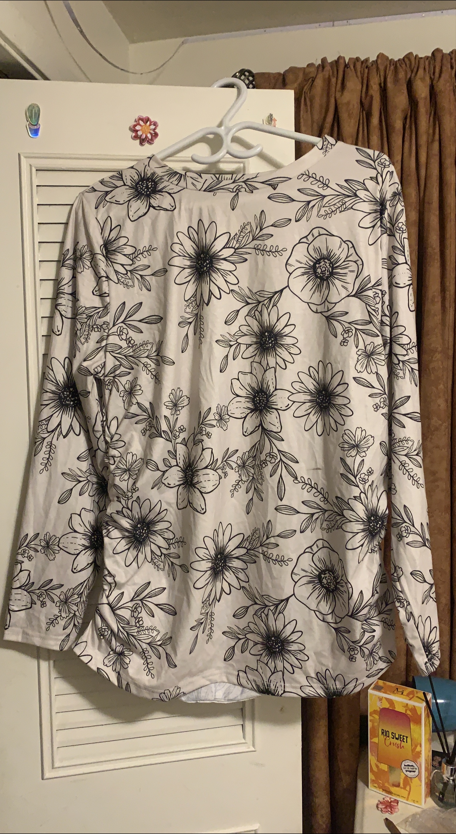 Floral Print Long Sleeve Top thumbnail